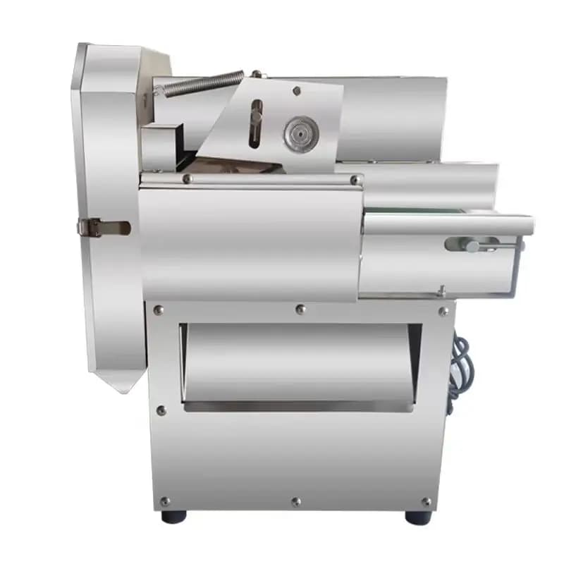 High-efficiency automatic vegetable and fruit cutting machine improves food processing quality