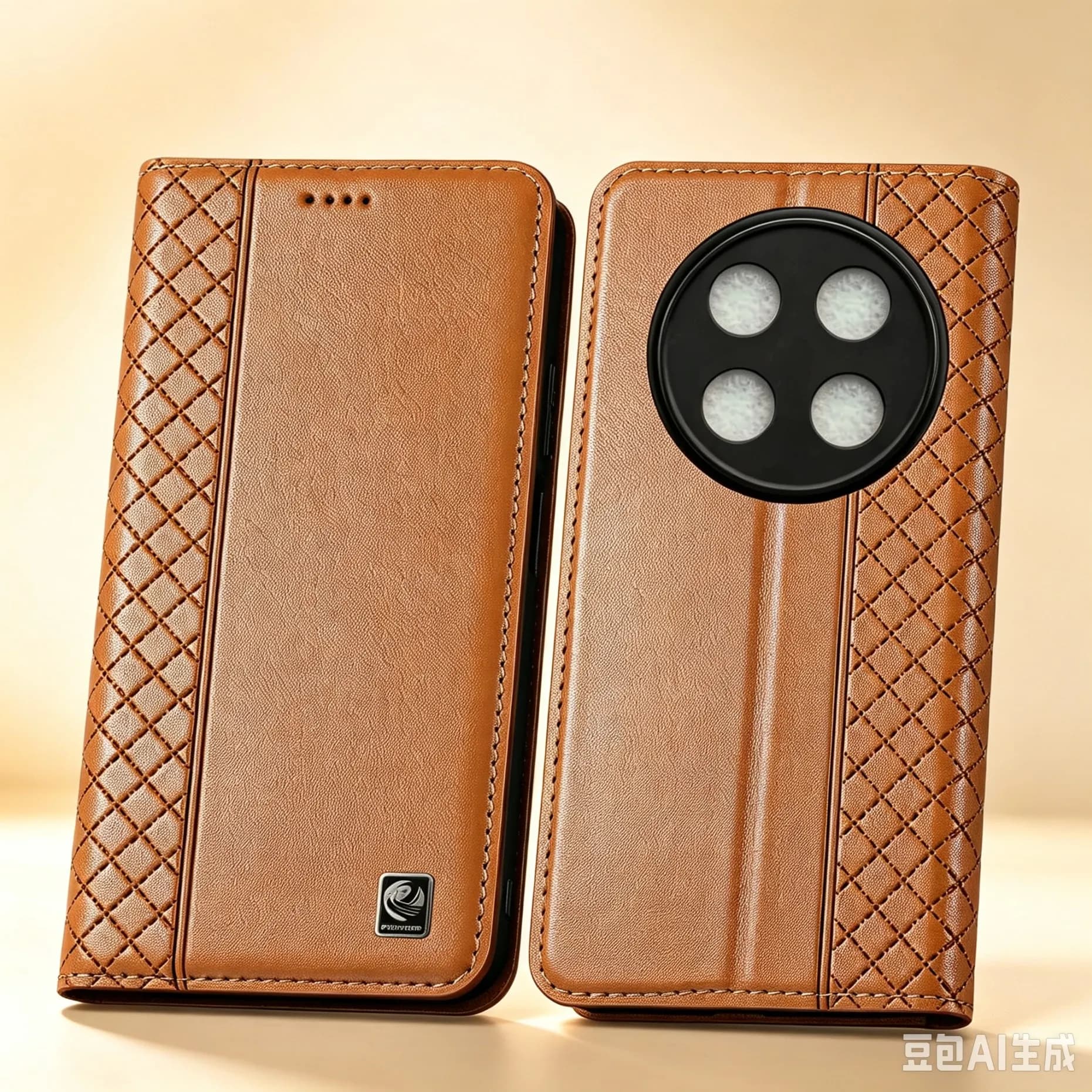 For Honor X40 X40i X50 X50i X60 X60i X70 X70i X80 X80i Pro Plus GT Max Napa InnerGrid Pattern Of Genuine Leather Flip Phone Case