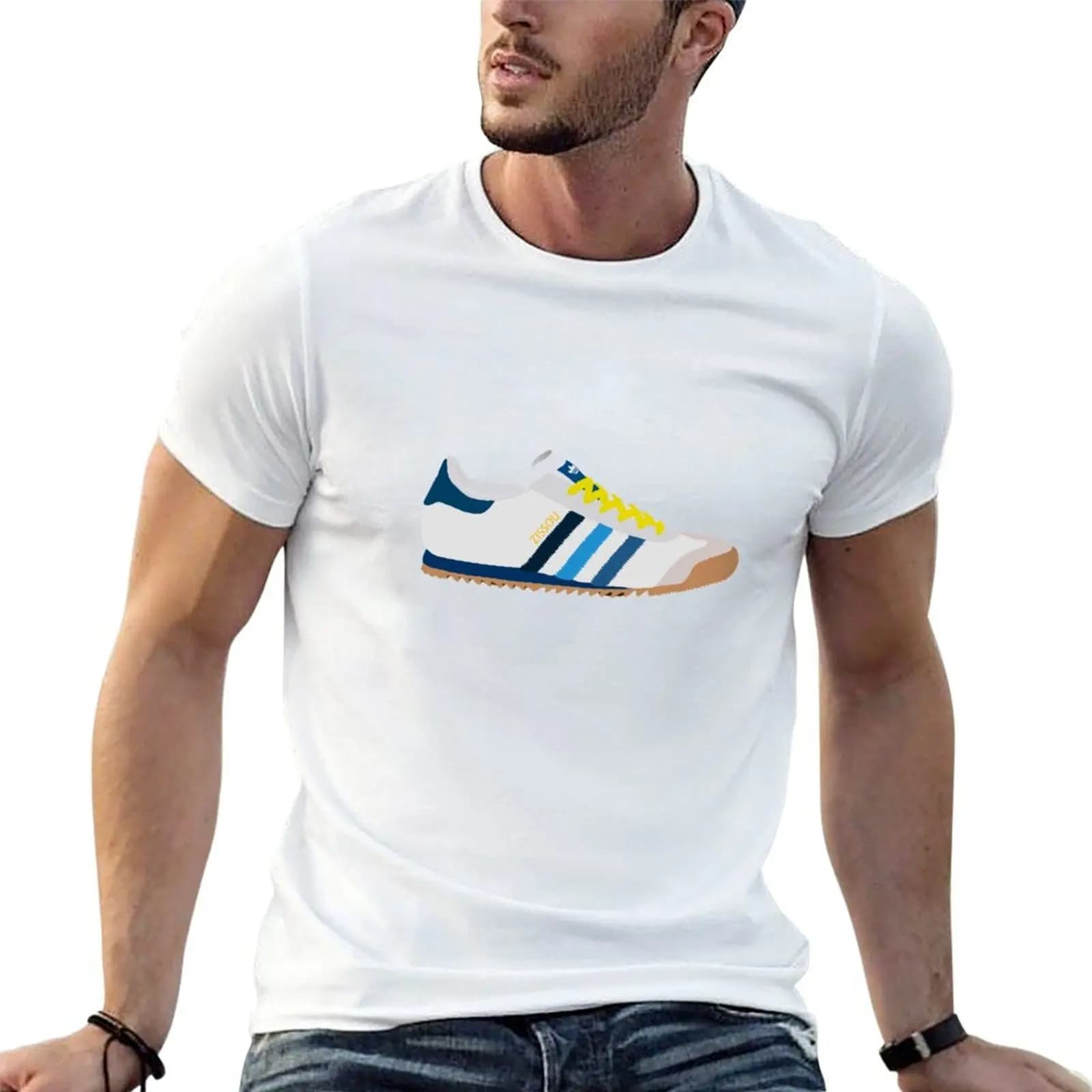 Zissou Shoe T-Shirt Luxury man plus size clothes designer t shirt men