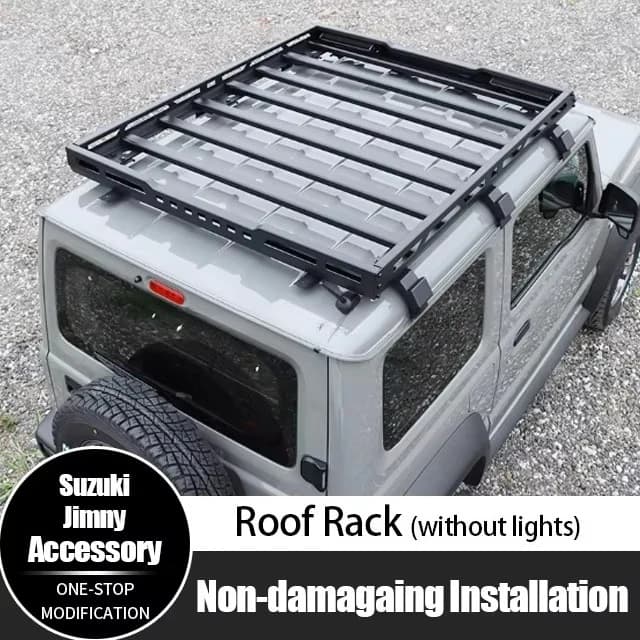 High Quality 5 Doors LED Light Car Roof Rack Luggage Platform New Carriers for Suzuki Jimny Accessories