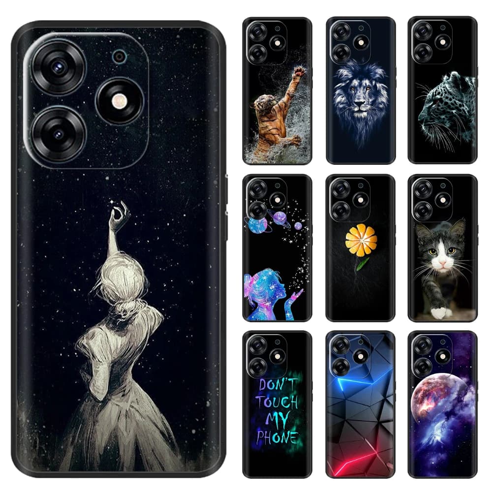 Phone Case For Tecno Spark 10 Pro Case Soft Silicone Painted Back Cover For Tecno Spark 10C 10 C Spark 10 Cases Shockproof Shell