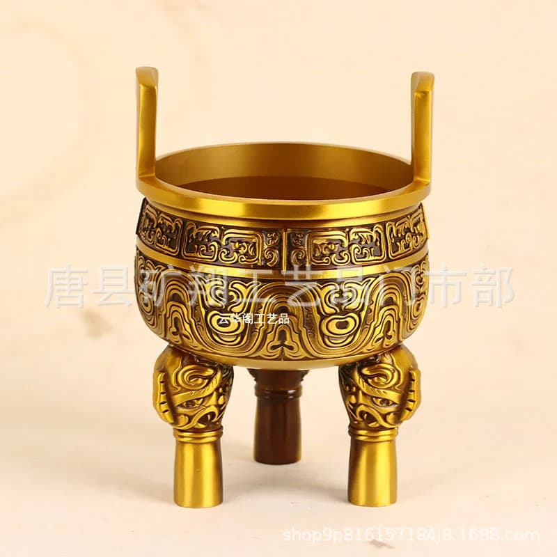 Brass Office, Rice-Attracting , Living Room Decorations, Ornaments for Home, Copper Ding In