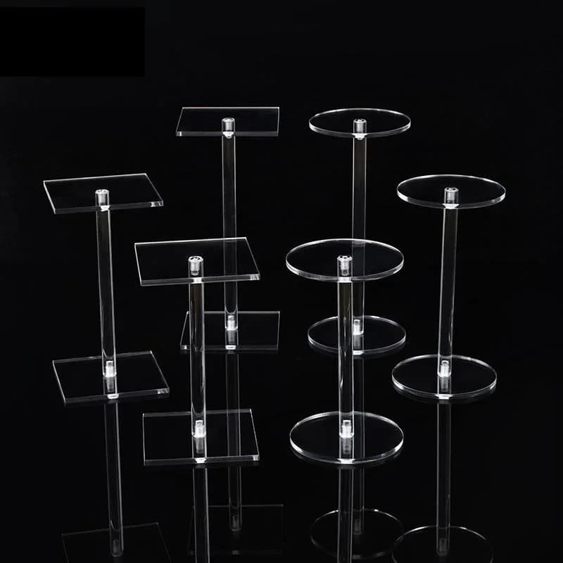 Transparent Acrylic Doll Ornament Storage Rack, Ring And Earring Display Props, Creative Jewelry And Accessory Rack