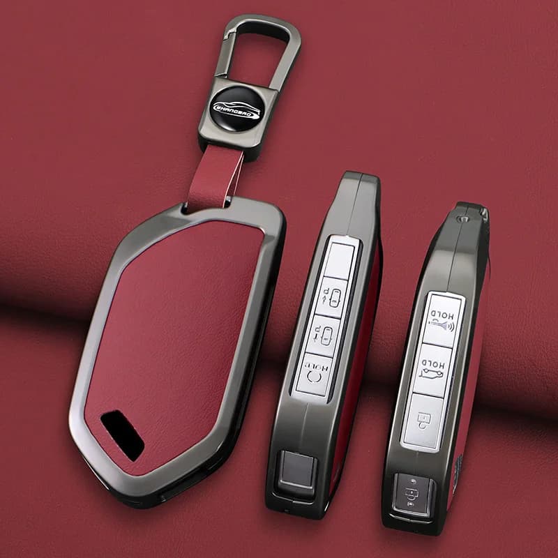 5/6/7/8/9 Buttons Zinc Alloy Style Car Key Case Cover For Kia EV9 Picanto Sorento MQ4 Carnival KA4 Morning K5 Carens 2024 Remote