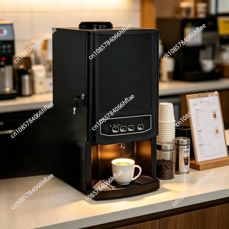 3 Cartridge Type Commercial Automatic Coffee Vending Equipment, Customized Compatibility Beverage Maker