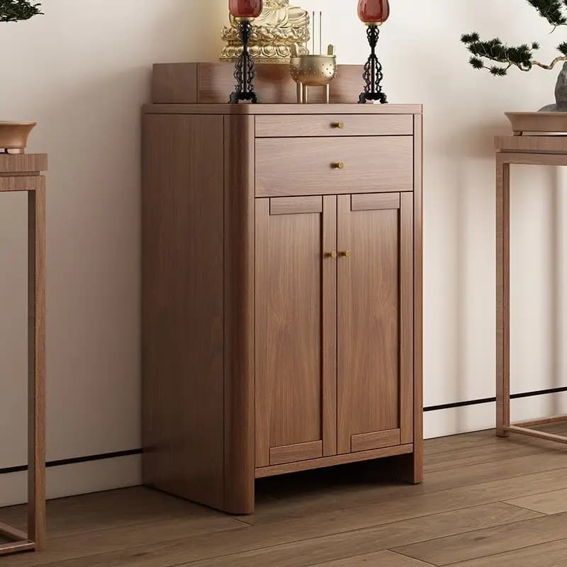 CZ Buddhist cabinet solid wood offering table Buddhist platform  double god of wealth incense table shrine  home offering table