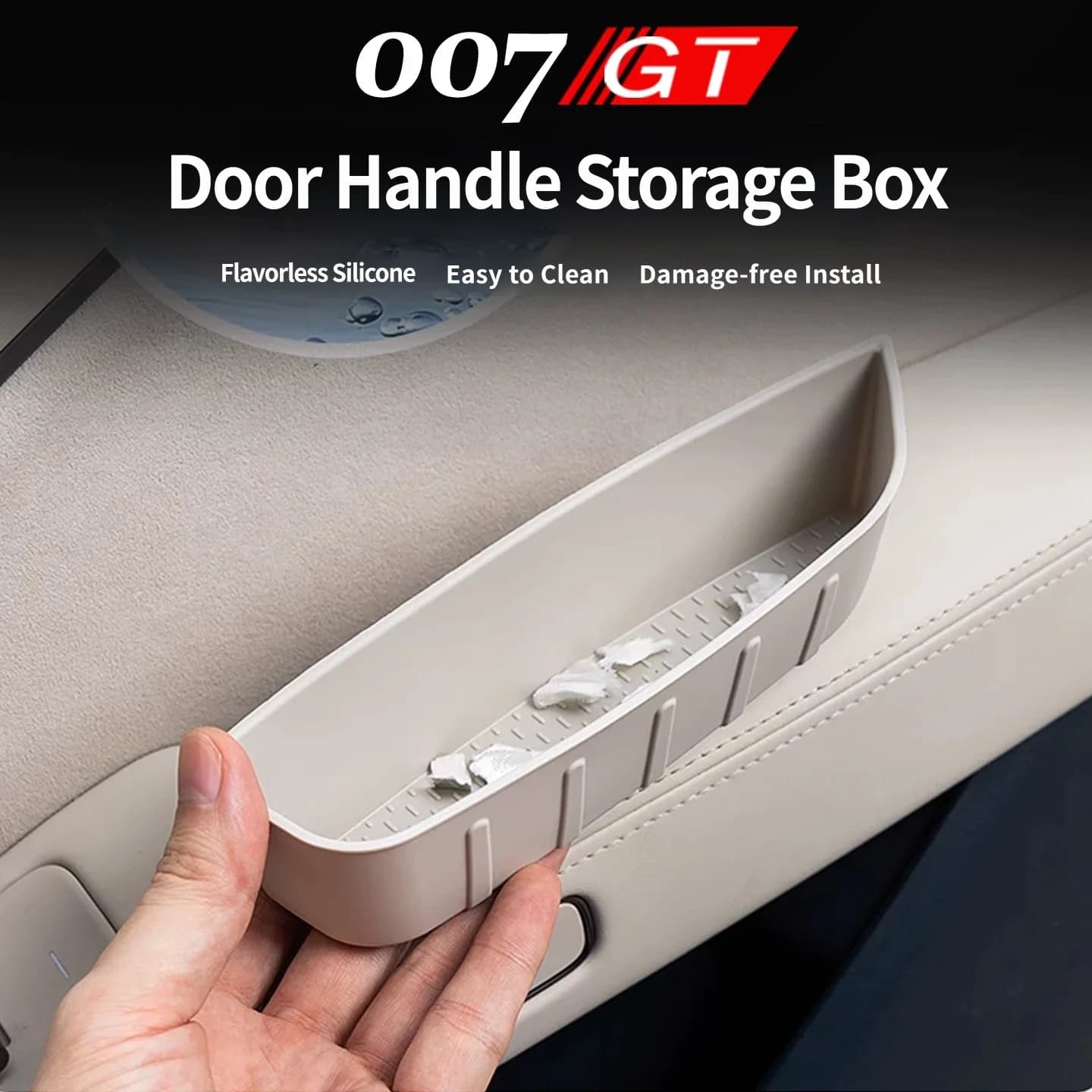 Car Interior Accessories For Zeekr 7GT 007GT 2025 2026 Car Door Armrest Storage Barrel Door Handle Container Holder Box