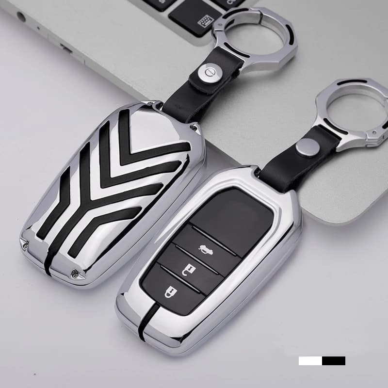 High Grade Zinc Alloy Car Key Case Cover Shell Protector for Toyota Highlander COROLLA Ready CROWN RAV4 Levin Car Accessories