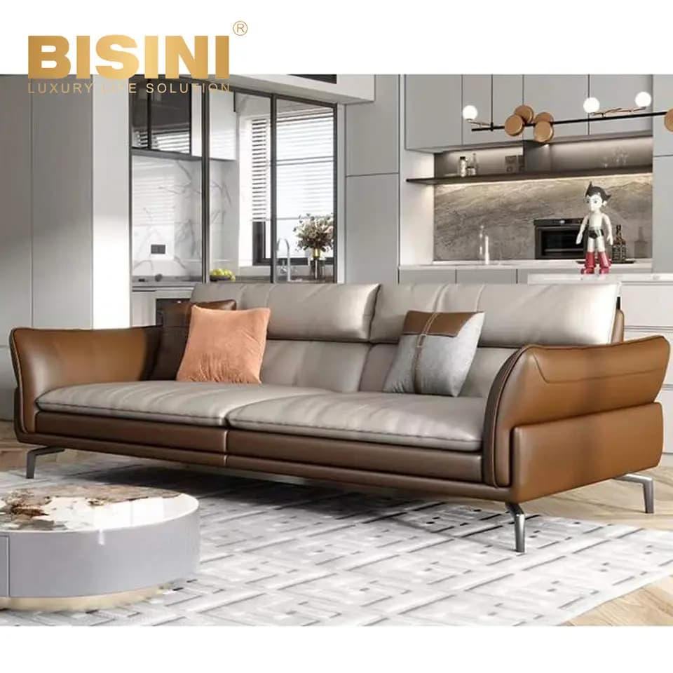Modern Living Room Sofa Set With Comfort Cushions And Fabric Upholstery For Family Seating And Home Lounge Use Home Use