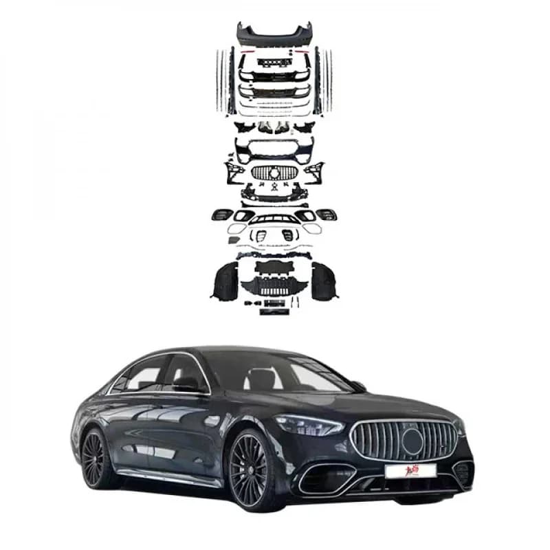 Sui for z S-Class 21-23 Models W223 Upgr S63  Front and Rear Bumper Side Skirt Exterior Surround Body Kit