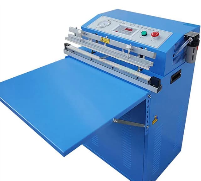 Electric Semi-Automatic High-Accuracy Vacuum Nitrogen Flushing Sealing Packing Machine for Food Commodity Stand Fish Packing