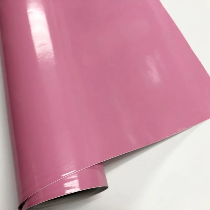Car body decoration film, gas guide smooth surface PVC color changing film