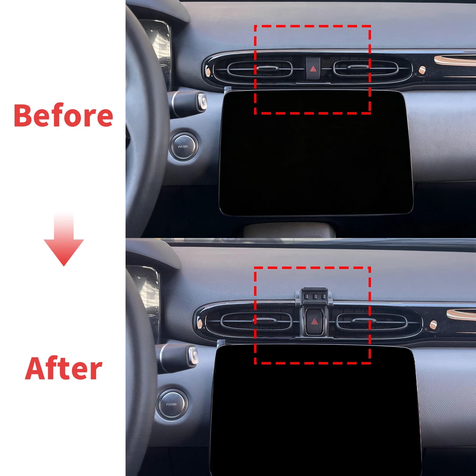 for Leapmotor T03 2024 2025 2026 2027 RHD LHD Vehicle-Specific Phone Holder Mount Car GPS Stand Easy Fix Auto Accessories