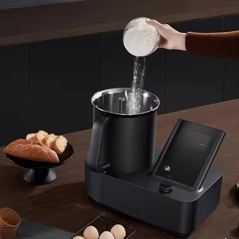 Intelligent multi-functional food processor, intelligent cooking robot kitchen appliances