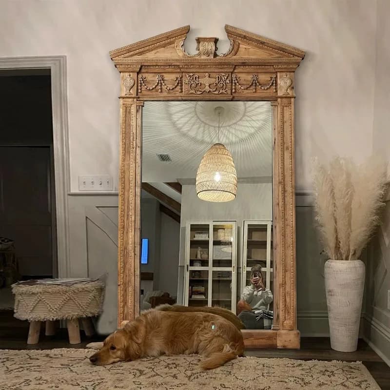 Funky Makeup Decorative Mirrors Modern Aesthetic Standing Girls Mirror Portable Garden Flower Irregular Espelhos Home Products