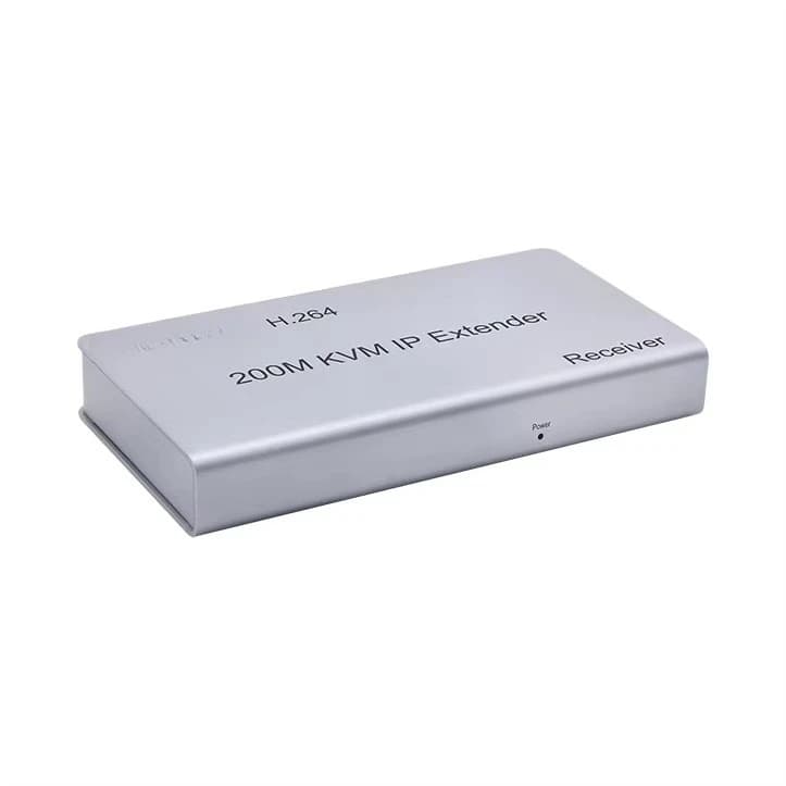 High Quality 1080p KVM Extender for HDTV 200M IR Video Transmission Includes USB & KVM Metal Wireless HD Extender with Adaptor