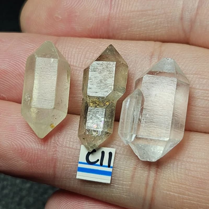 Natural American Herkimer Diamond Energy Crystal Healing Witchcraft Stone Mineral Specimen