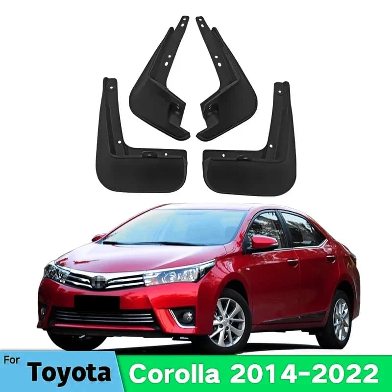 Car Fender Mud Flaps Fit For Toyota Corolla Altis 2014-2022 Sedan Splash Guards MudFlaps Front Rear Mudguards  Auto Accessories