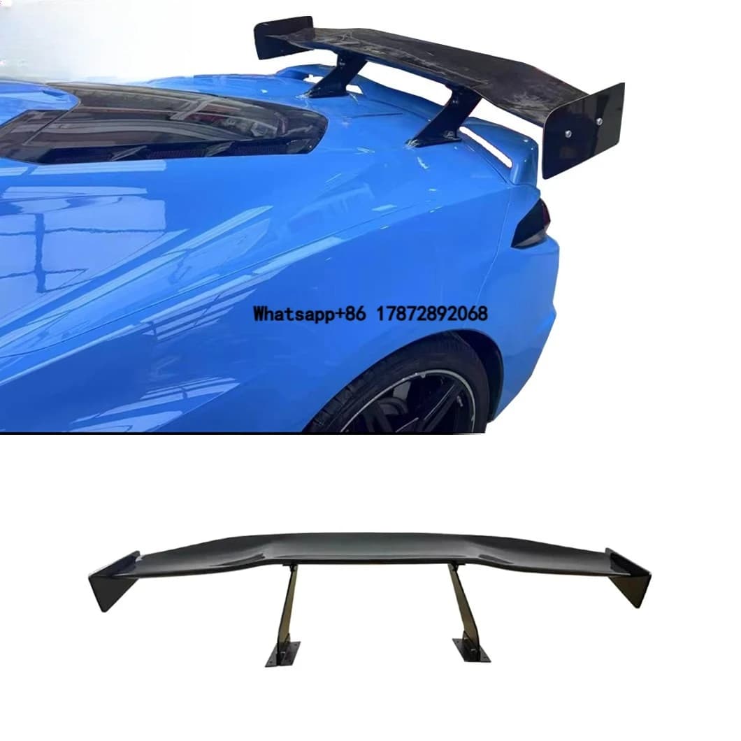 APR Style Carbon Fiber Rear Trunk Spoiler Wing Fit for Corvette C8 Stingray Z51 OEM Wholesale Body Kit Parts