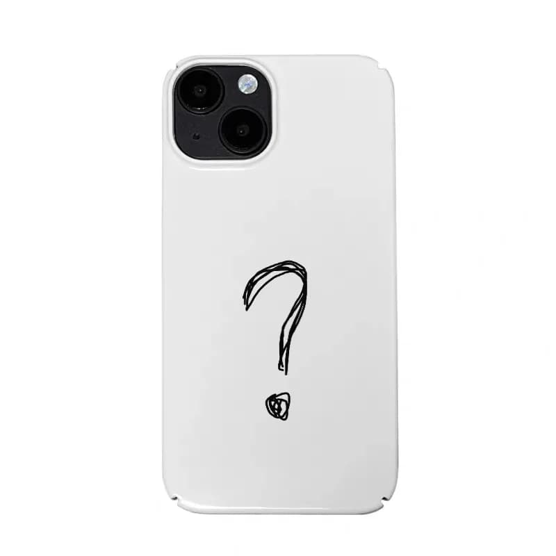 Simple and Personalized Greetings Phone Case for IPHONE 17 Air 16E 15 PROMAX 14 Plus 13 12 MINI 11 16Plus XR Acrylic Phone Cover