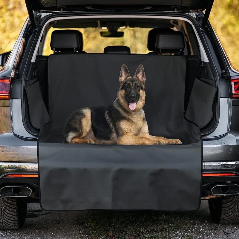 Dog Hammock For Car Heavy Duty Dog Hammock Seat Cover For Animals Anti-Slip Foldable Pet Trucks Protector Resists Dirt Hair For