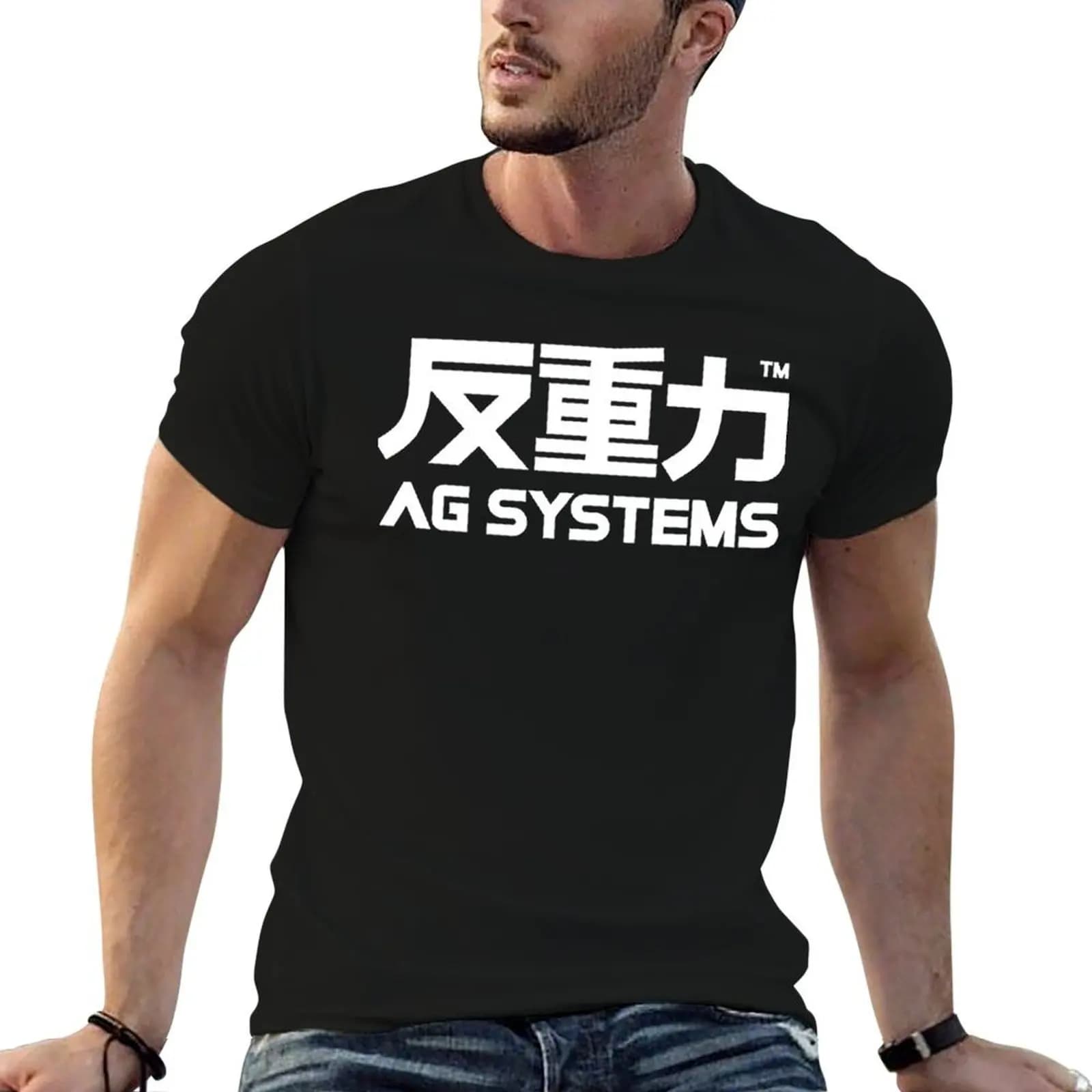 Wipeout 2049 - Ag Systems Logo T-Shirt anime Blouse t shirt men