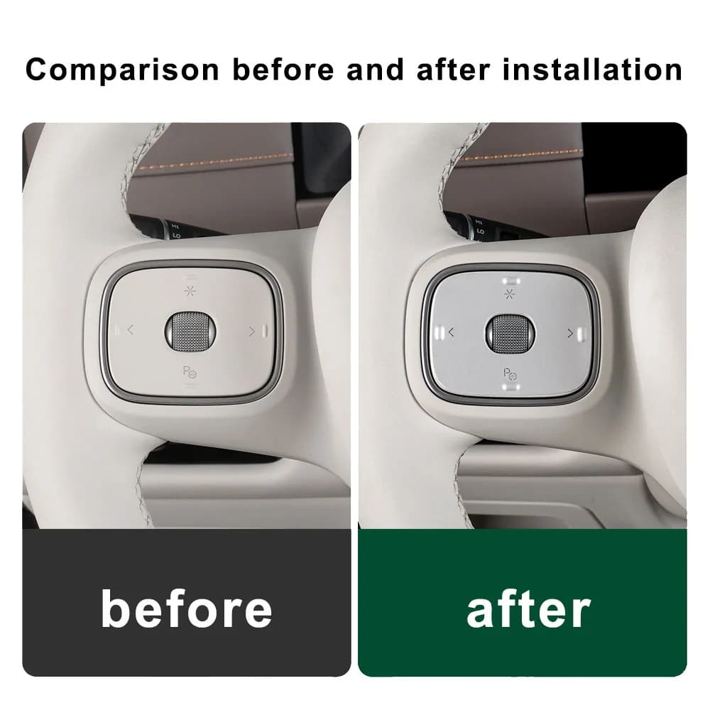 Steering Wheel Button Metal Sticker For GWM HAVAL H10 2026 Scratch Resistant And Wear-resistant Protective Tape Car Supplies