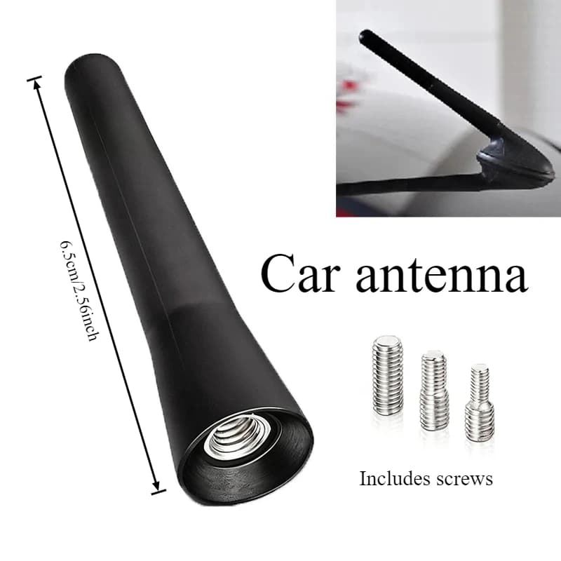 1PC Mini short modified short antenna rod, top-mounted antenna, 6.5 cm in length, universal car antenna, radio antenna accessory