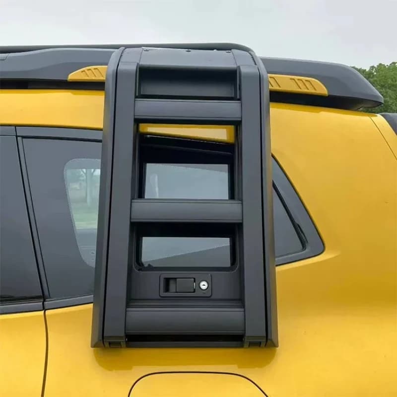 Hot Selling Aluminum Alloy Roof Rack Complete Kit With Platform, Side Ladder & Storage Boxes Universal EV SUV Exterior Overland