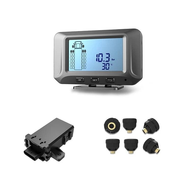 Supports 2-26 wheels at 15 Bar, and intelligent tire pressure monitoring for heavy trucks, trailers, trailers, and mining trucks