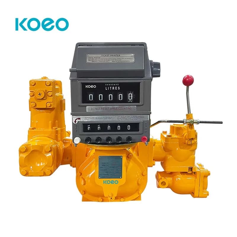 Customizable Mechanical Preset Positive Displacement Flow Meter With Printer OEM Support