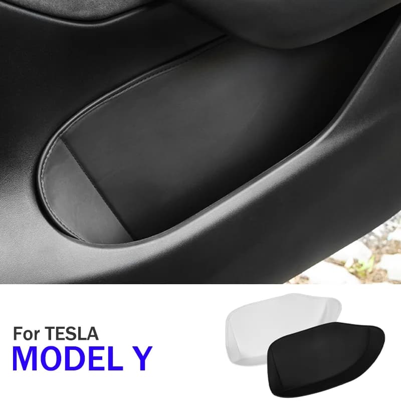 For TESLA Model Y Friend PVC Leather Case Organizer Wallet Phone Coins Cigarette Keys Cards Car Door Storage Box