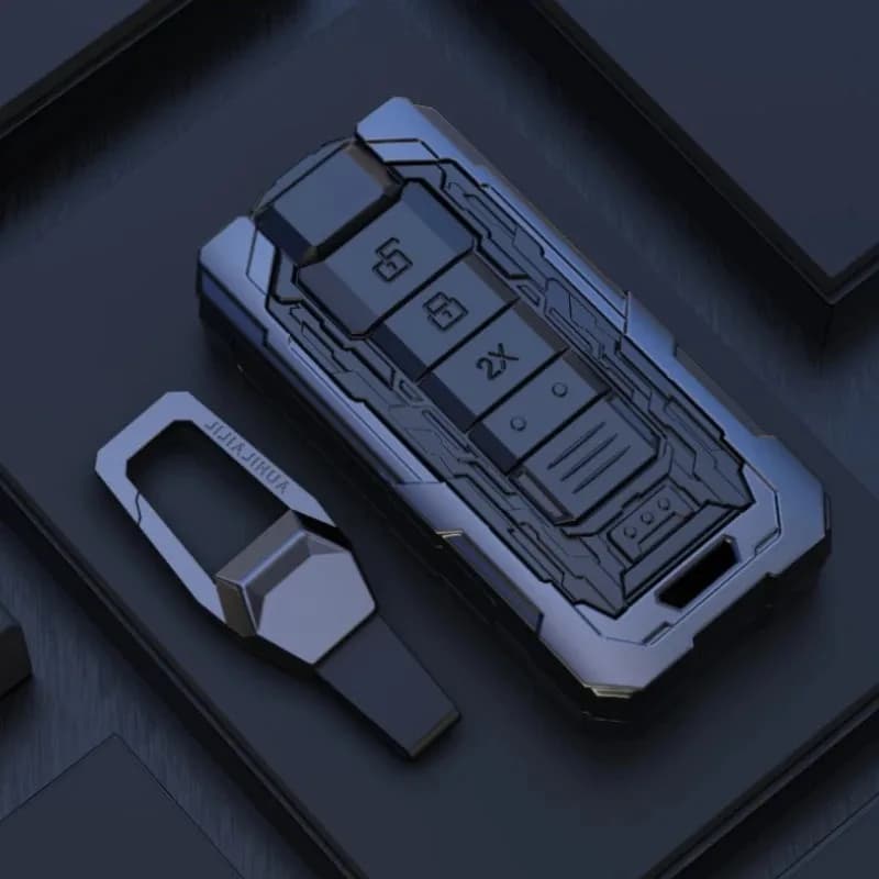 For Lincoln Aviator Navigator MKZ MKC Zinc Alloy Silver Car Key Case Key Less Cover Key Shell Interior Car Accessories