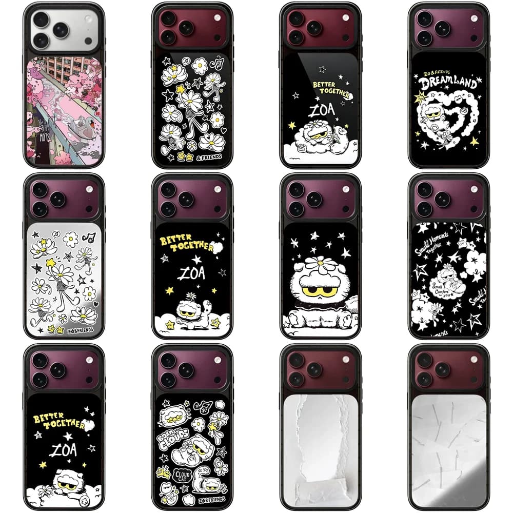 6100511 Impact Case - Mirror / Glaze Magnetic Cover for IPhone 17 18 Pro Max Case for IPhone 17Pro