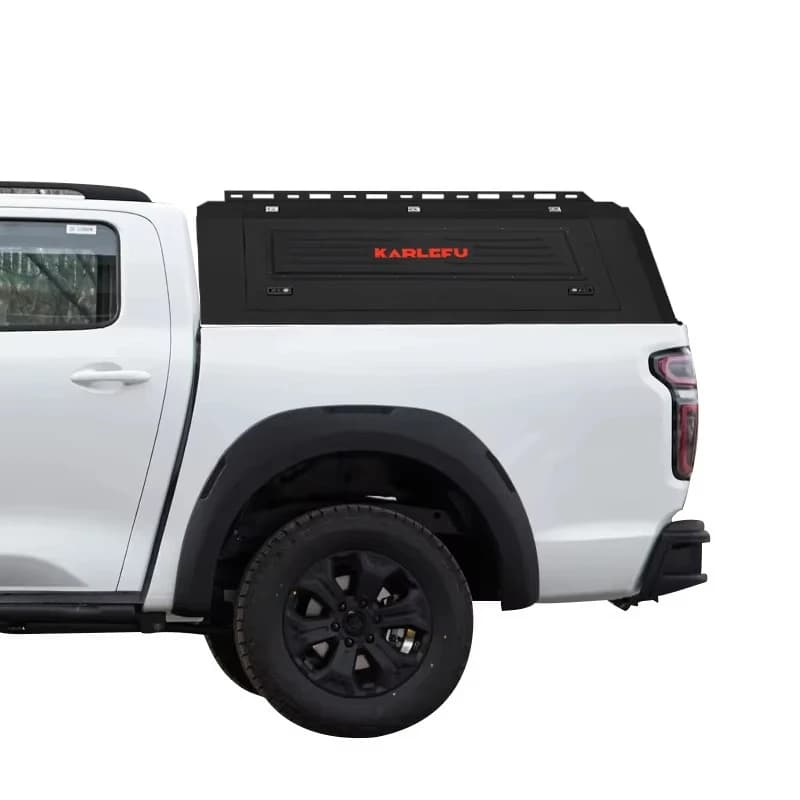 For  Amarok Truck Camper Truck Cover Waterproof Aluminum Alloy Hardtop with Locking Function Hinged Pickup Canopy