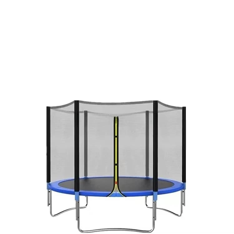 Round trampoline with safety fence for adults Outdoor Garden Backyard Fun Bungee Jumping
