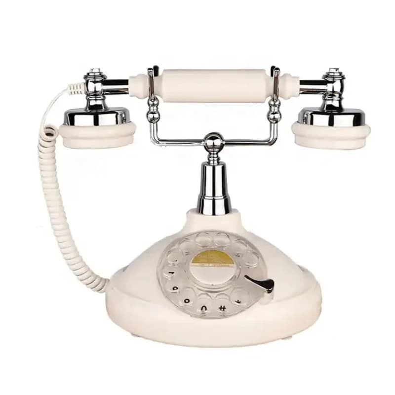 Record Vintage Phone Audio Guestbook Wedding Oval Rotary Phone