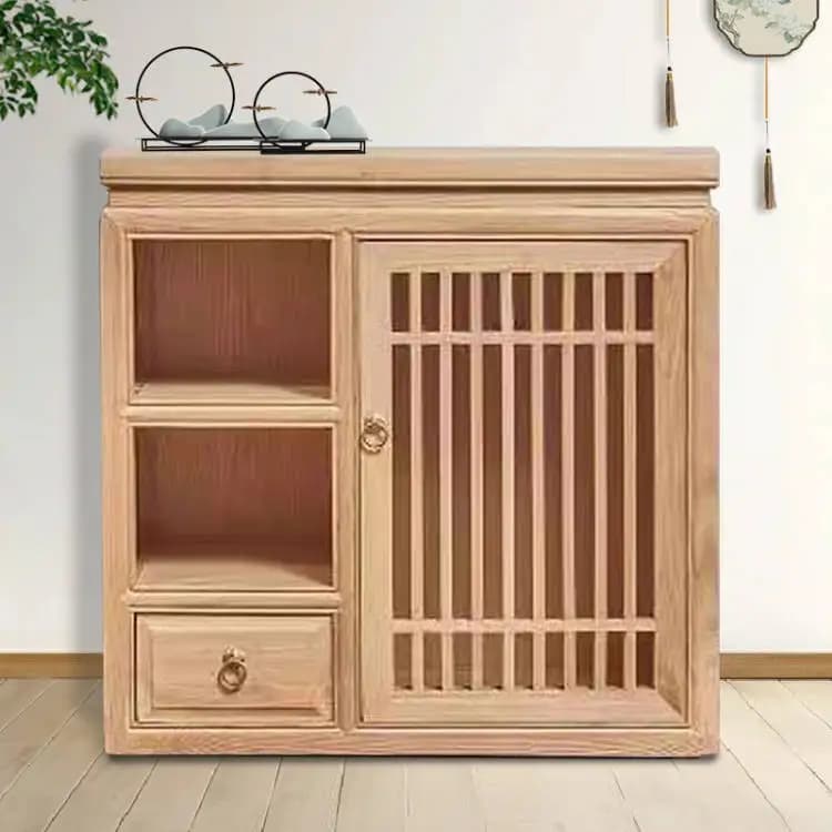 multifunctional induction cooker tea cabinet