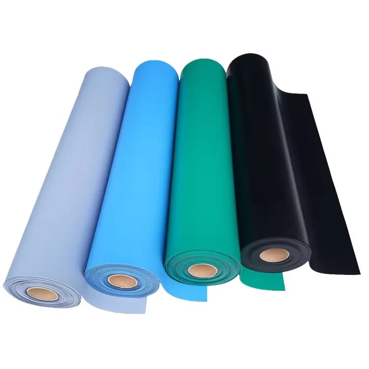 Custom Cutting Anti-static ESD Industrial Cleanroom Table Mat Antistatic ESD Rubber Mats