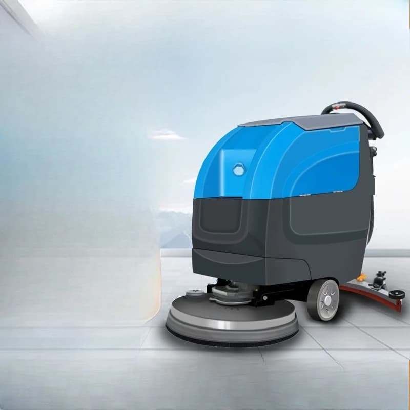 Hand Push Washing Machine Factory Workshop Garage Industrial Mopping Machine Supermarket Shopping Mall Washing Car