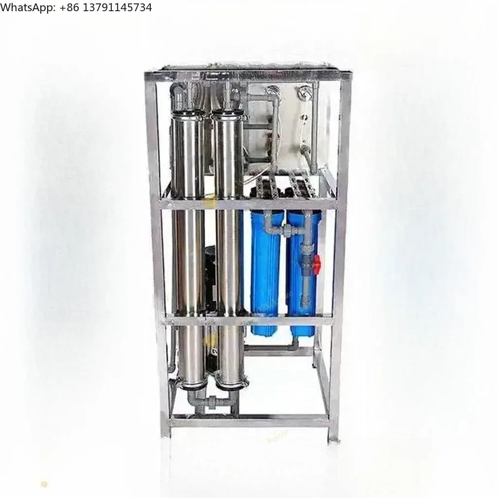 250LPH Industrial Filtration Equipment Water Treatment Purification Plant  Reverse Osmosis System