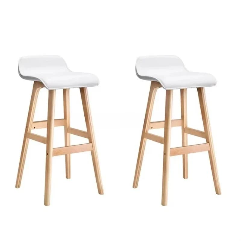 Practical and stylish modern high stools with footstools for household furniture in restaurants, hotels and bars