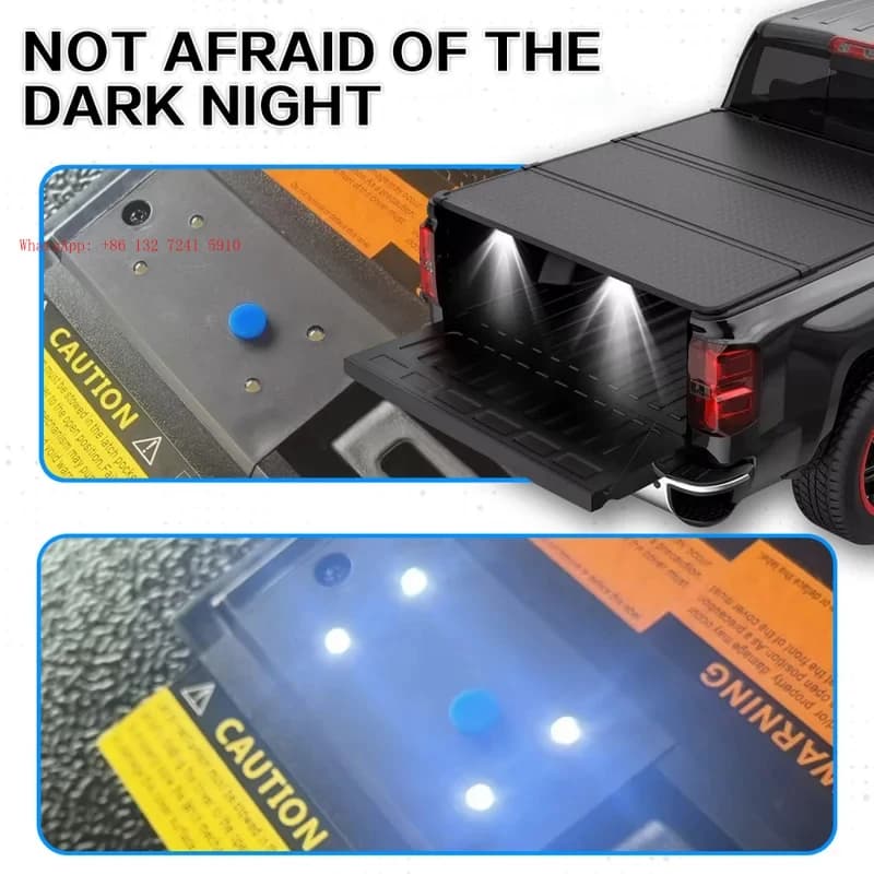 Factory Direct Sales  5.8/8 ft Hard Tri-Folding Lid Cover for 2012, 2015, and 2016 Silverado 1500 Pickup Trucks