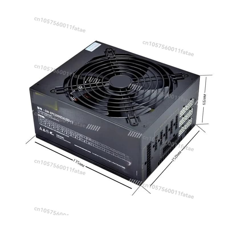 Power Rated 1250W Full Module Computer Power Supply Desktop 80 Certified Gold Power Supply