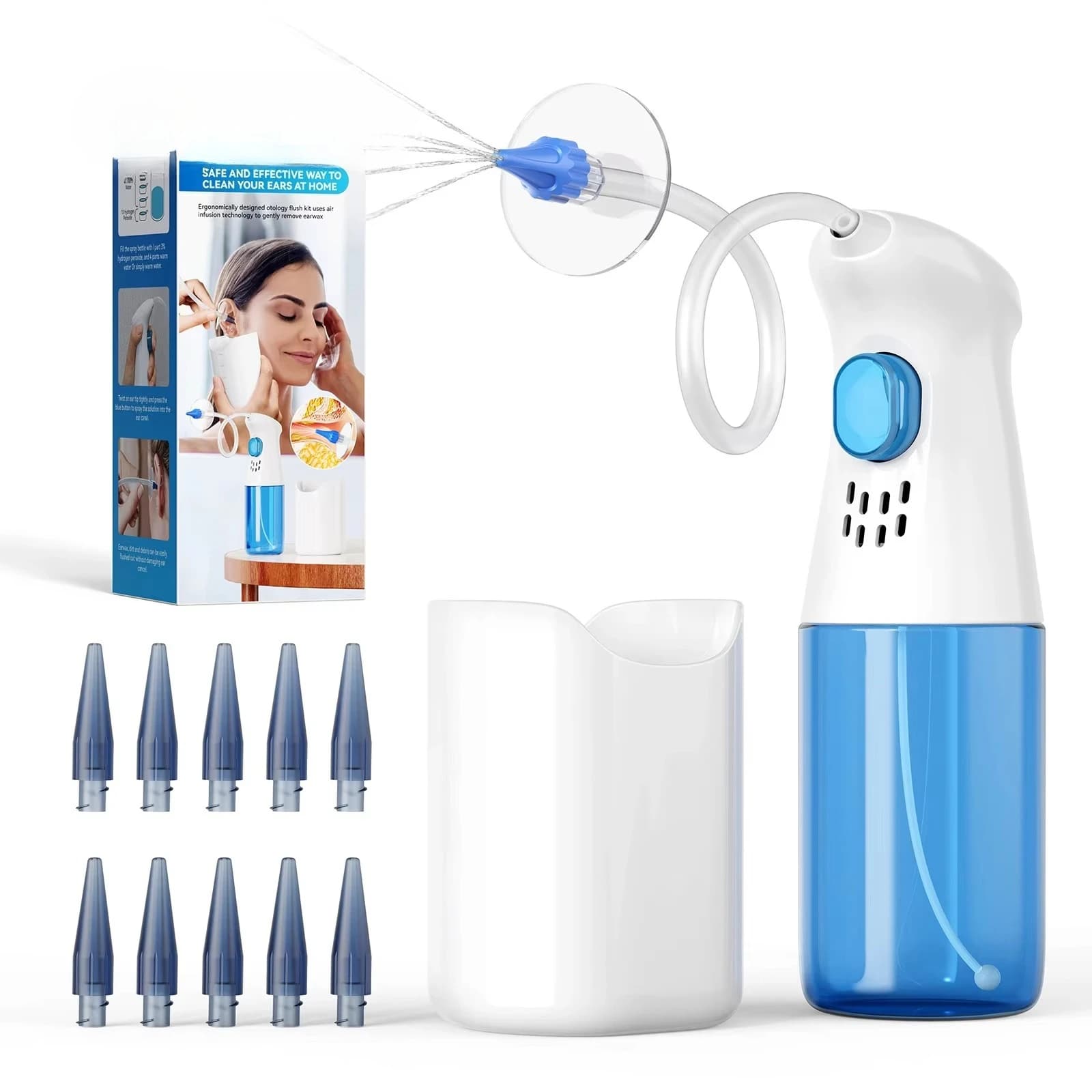 2025 hot-selling low-cost earwax cleaning tools include earwax cleaner and soft silicone earwax remover and other accessories