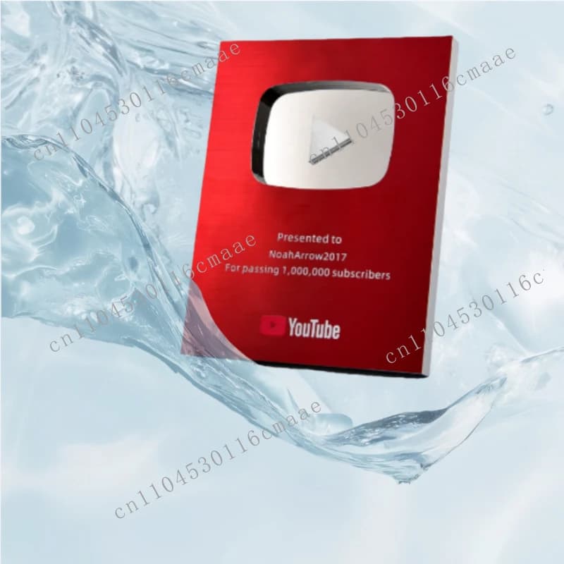 2025 YouTube medal production, brand authorization, high-end plaque, metal plaque, bronze medal YouTube Play Button Award
