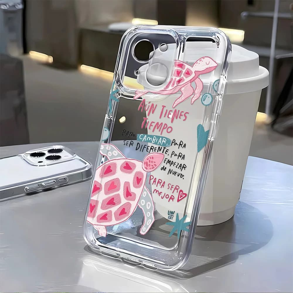 Ocean Elements Personalized Pattern Soft Case For iPhone 16 Pro Max 16E 14 12 13 Mini 11 15 PRO Case X XR XS 7 8 Plus SE Cover
