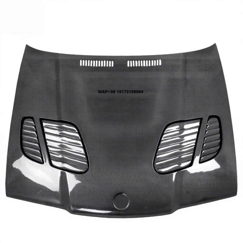 Full Carbon Fiber Hood for 1991-1998 3 Series E36 2d Retrofit to Gtr Style