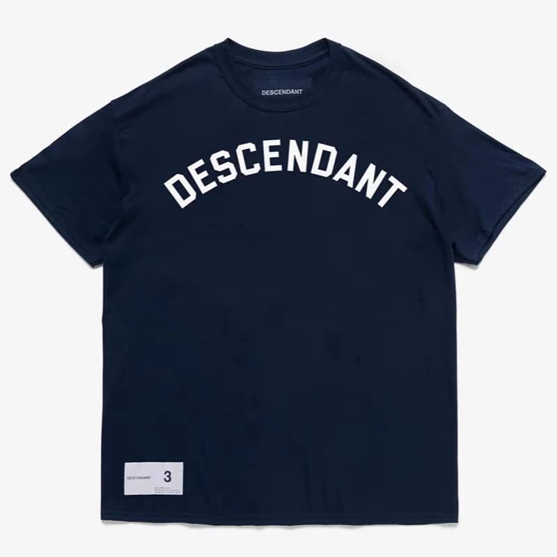 DESCENDANT DCDT Letter Printed Loose Short Sleeved T-shirt for Men Summer Tees 25SS