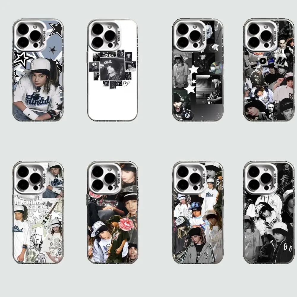 T-Tom Kaulitz Hard Phone Case for IPhone 16 15 14 13 12 11 Pro Max Plus16E X XR XS Max shockproof Full Cover